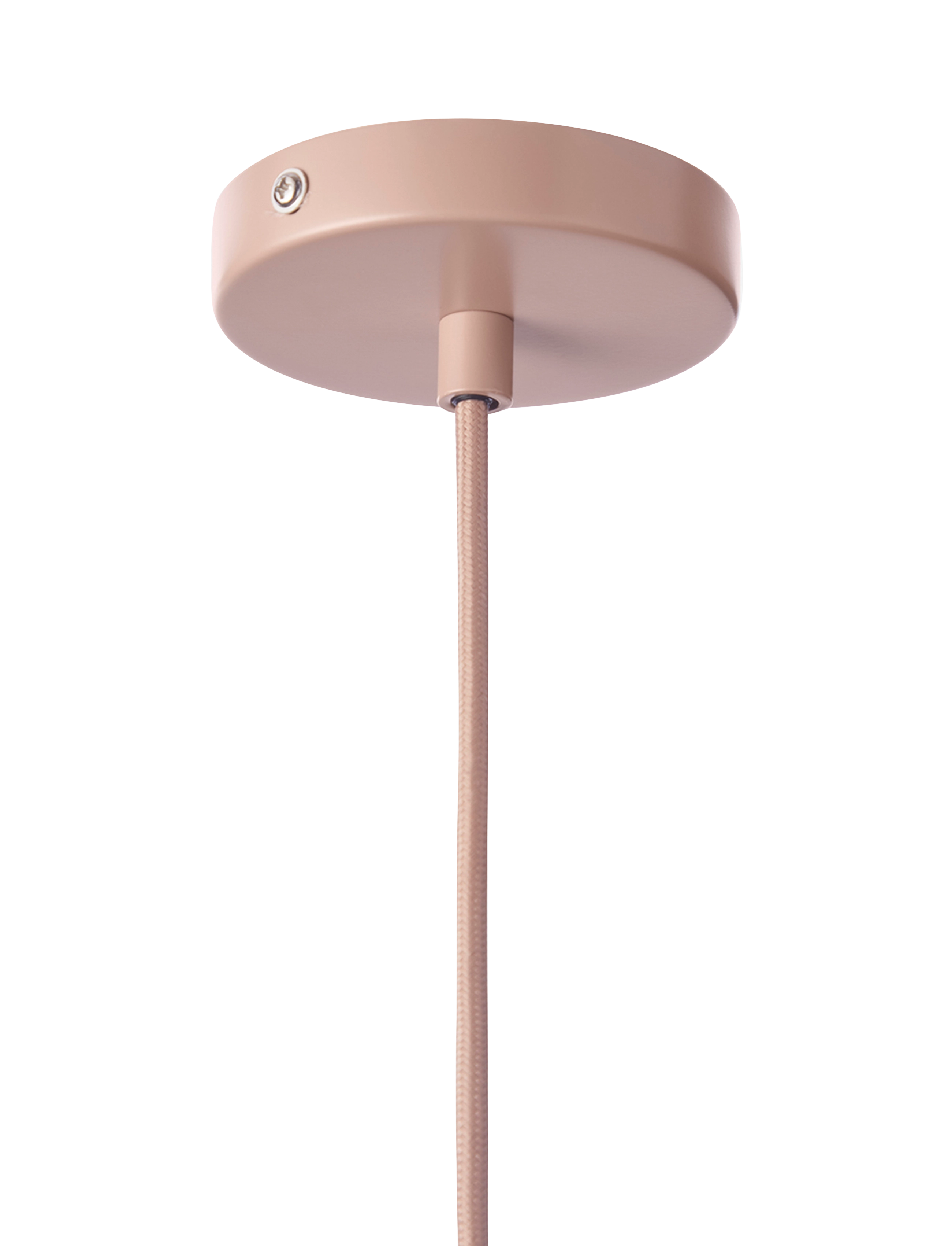 WOUD - Stone pendant (Small) - pendant lamps - dusty rose pantone 16-1219 - 2