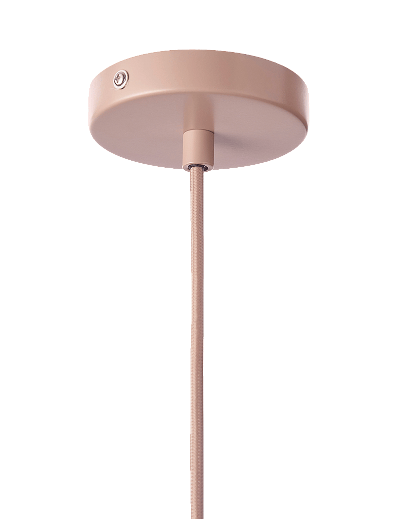 WOUD - Stone pendant (Small) - pendellampen - dusty rose pantone 16-1219 - 2