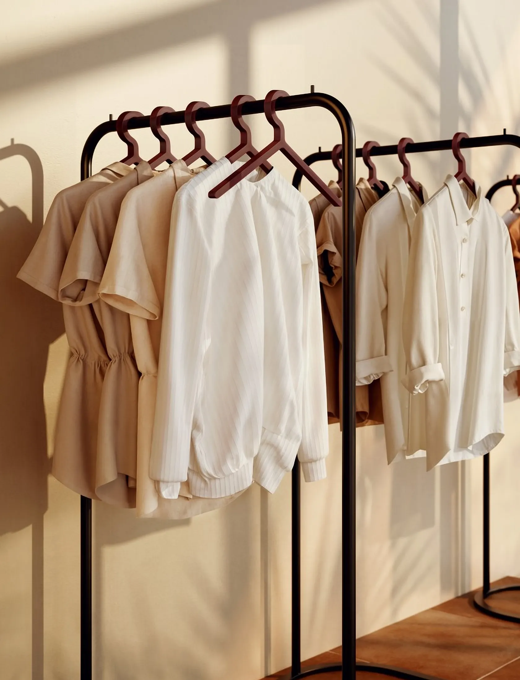 WOUD - Illusion hanger - deep red - 3