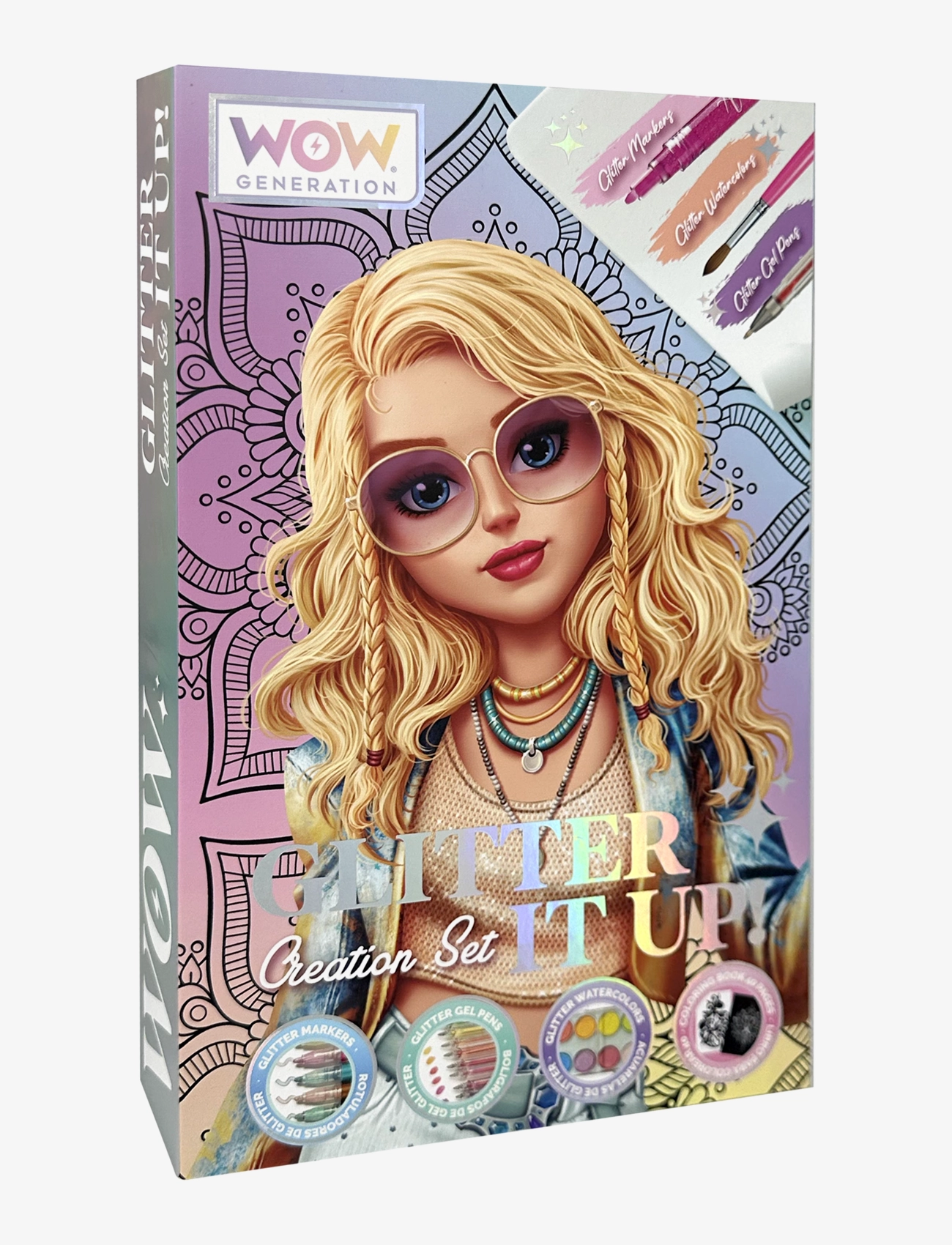 WOW GENERATION Wow Generation, Mandala Art Kit Patterned - One Size - Kinder