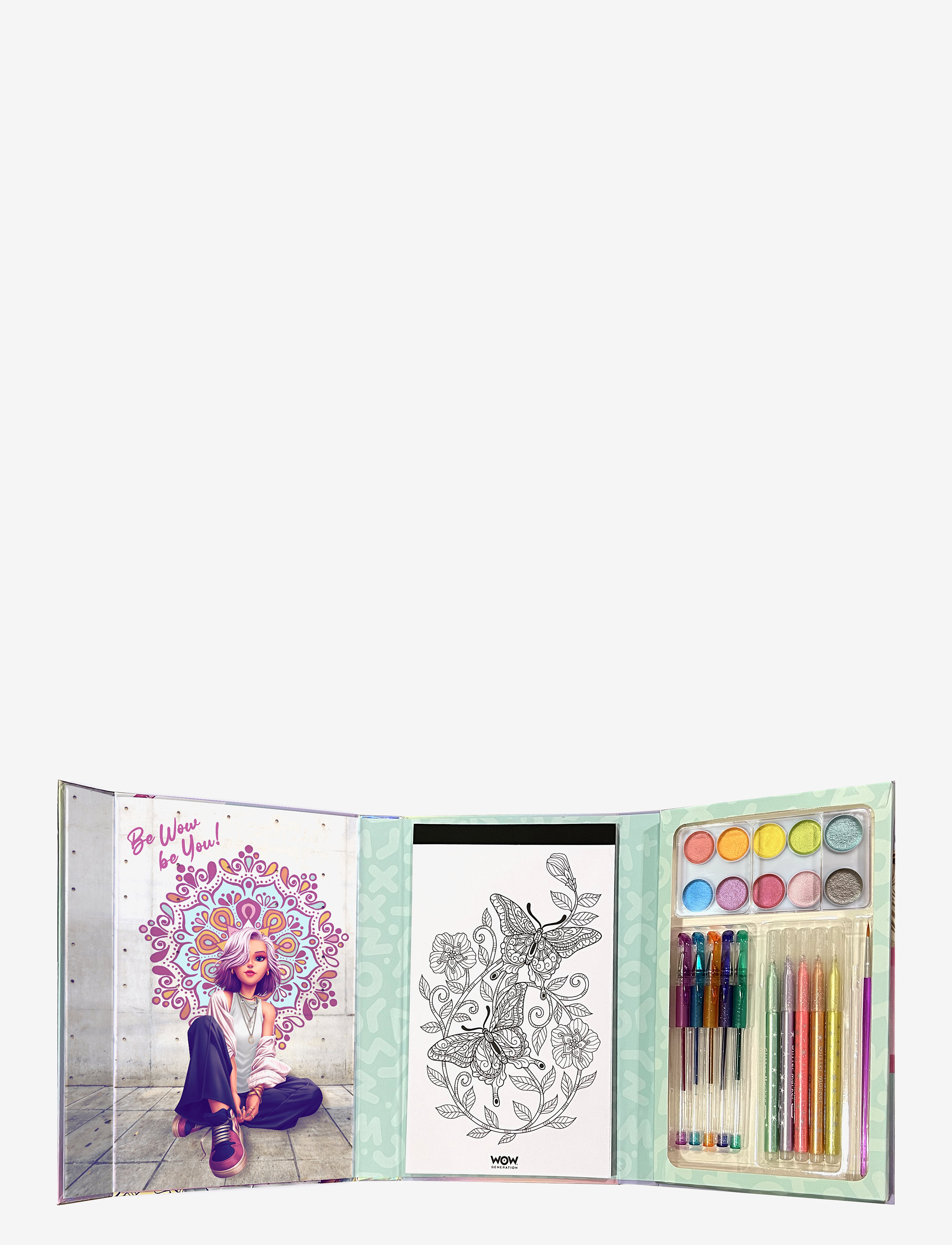 WOW Generation - WOW® Generation, Mandala Art Kit - värvimis- & käsitööraamatud - multi coloured - 1