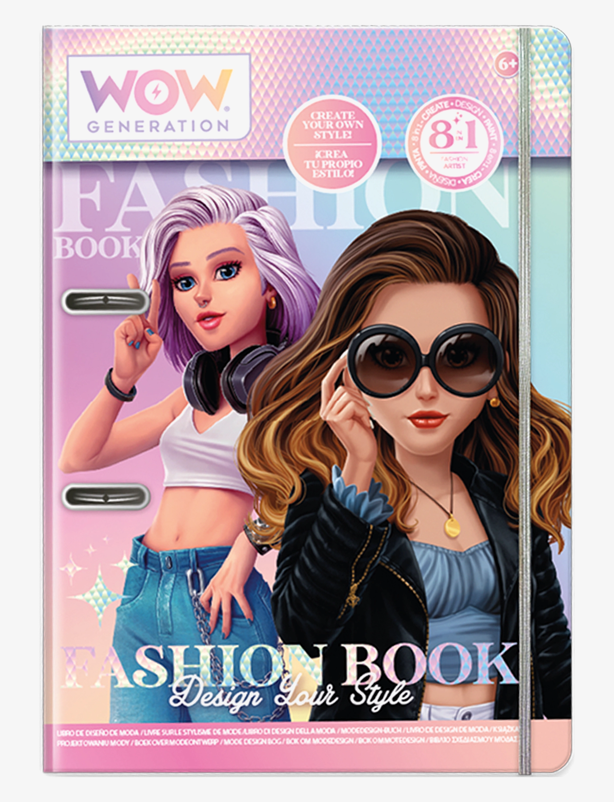 WOW GENERATION Wow Generation, Deluxe Diy Fashion Book Binder Patterned - One Size - Kinder