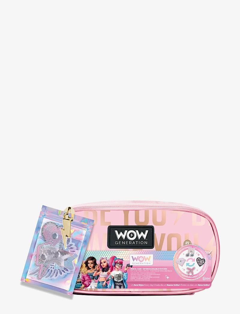 WOW Generation - WOW® Generation, Pencil case w/patches, 23x11 cm - federmäppchen - multi coloured - 0