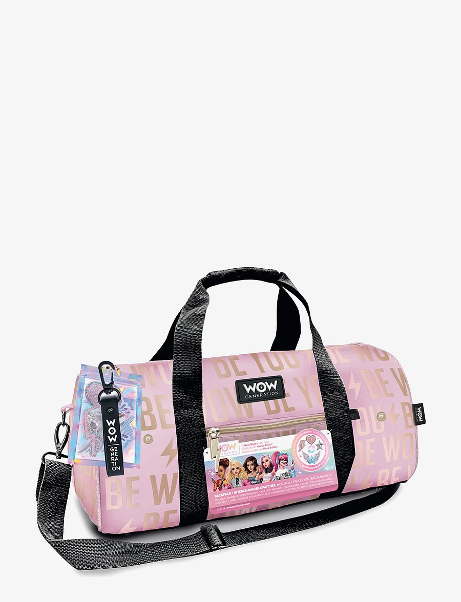 WOW Generation - WOW® Generation, Duffle gym bag w/patches, 43x22cm - sporttaschen - multi coloured - 0