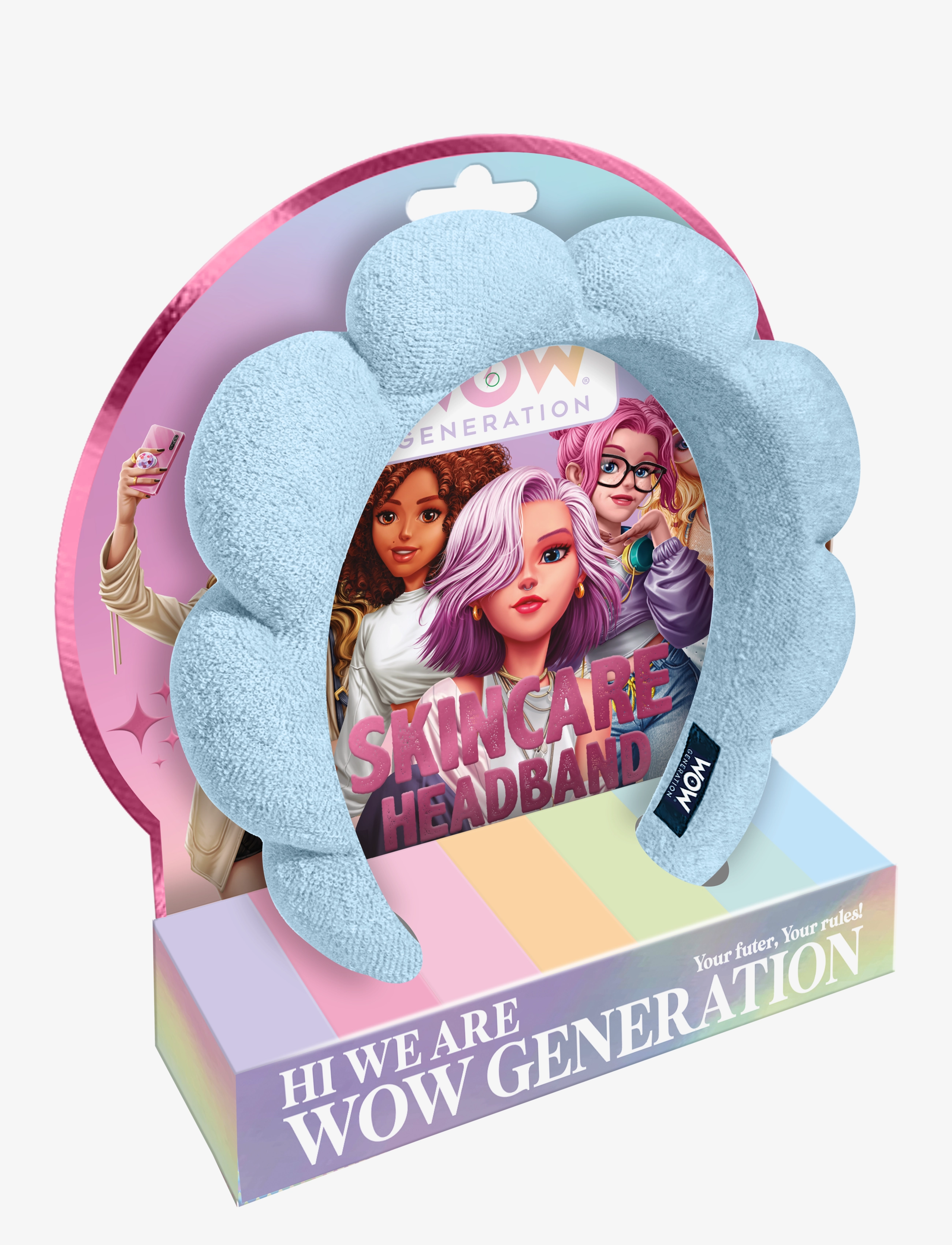 WOW GENERATION Wow Generation, Fluffy Headband Patterned - One Size - Kinder