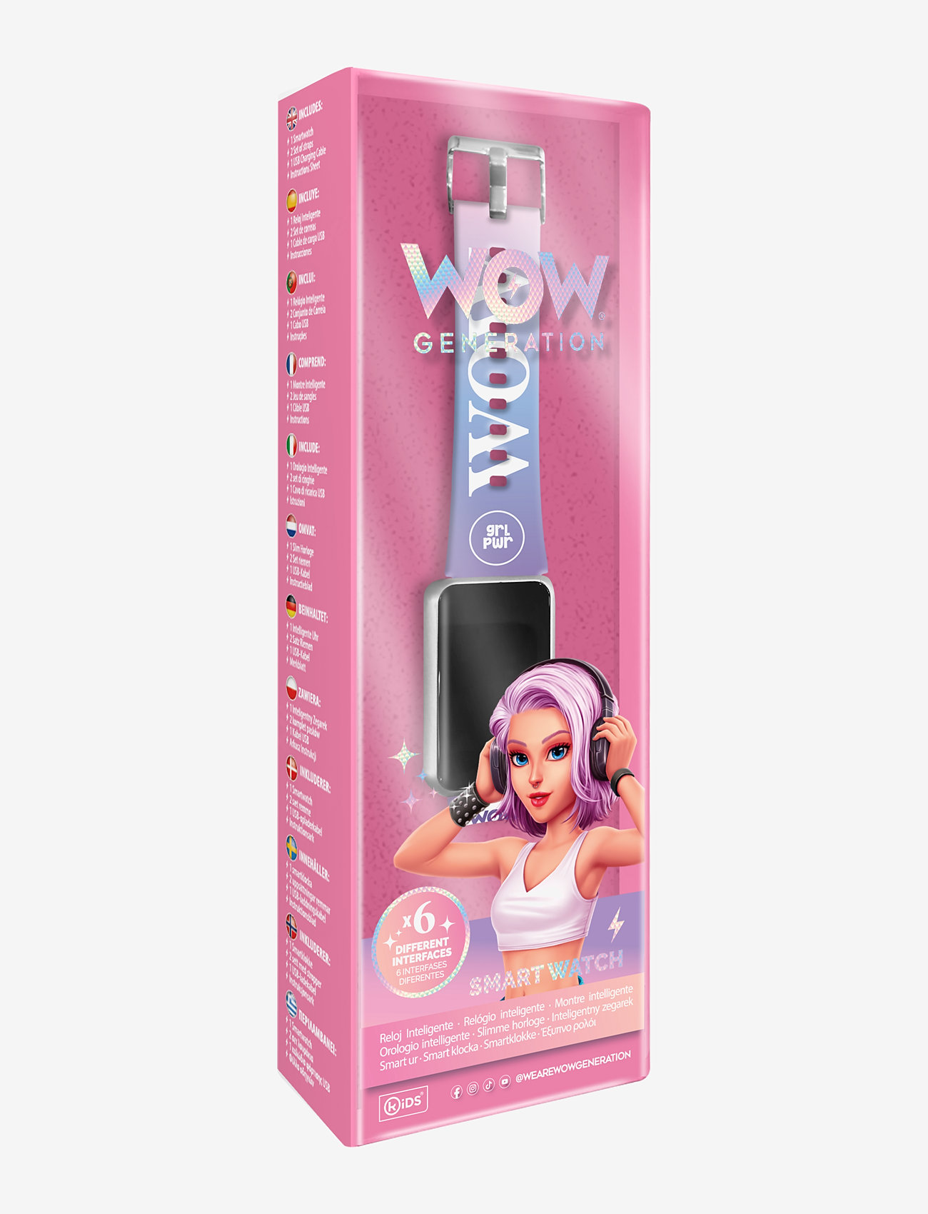 WOW Generation - WOW® Generation, Smart-watch - barn - multi coloured - 1