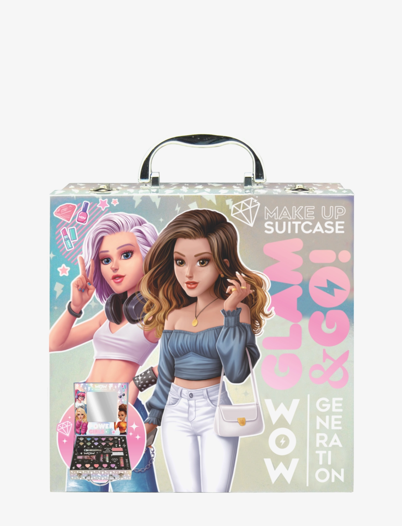 WOW Generation Wow Generation, Make-Up Suitcase, Glam & Go!, Børn, Makeup, Multi/mønstret, Str: ONE SIZE
