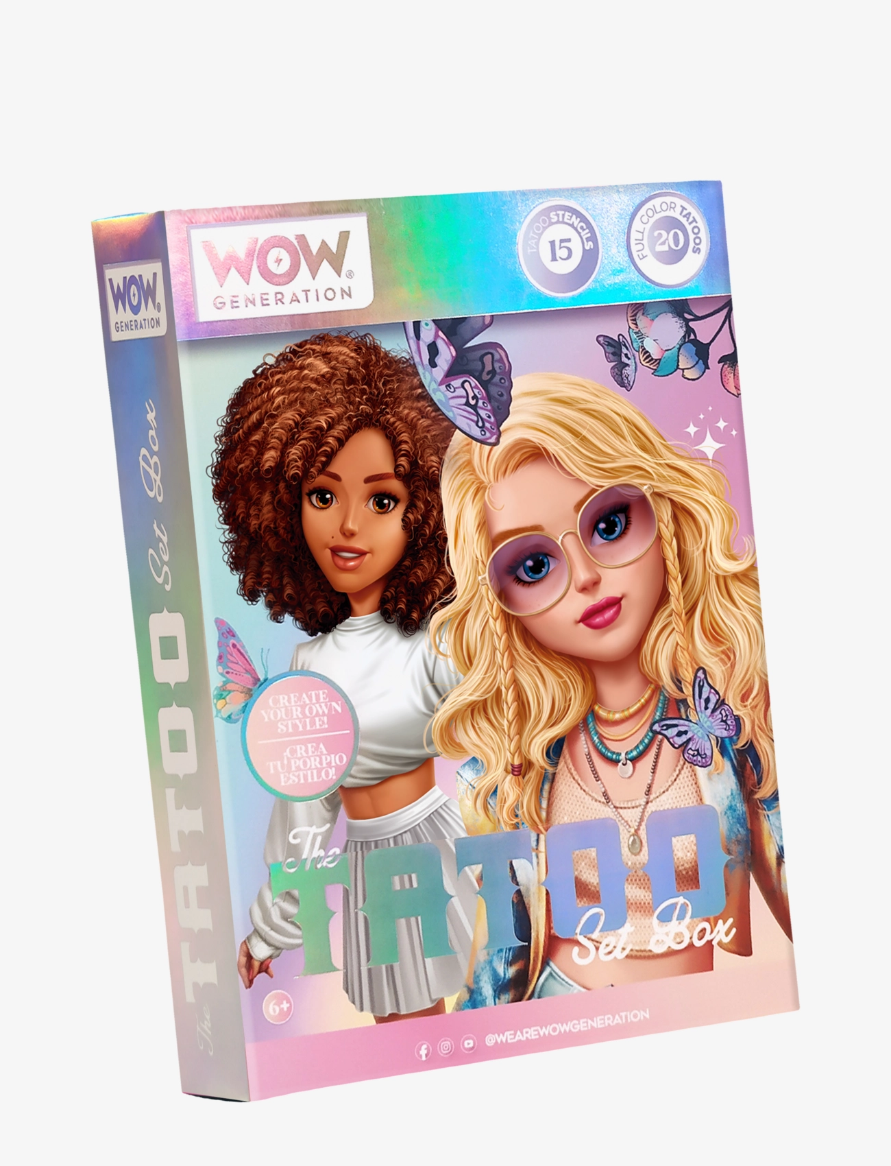 WOW GENERATION Wow Generation, Tatoo Set Box Patterned - One Size - Kinder