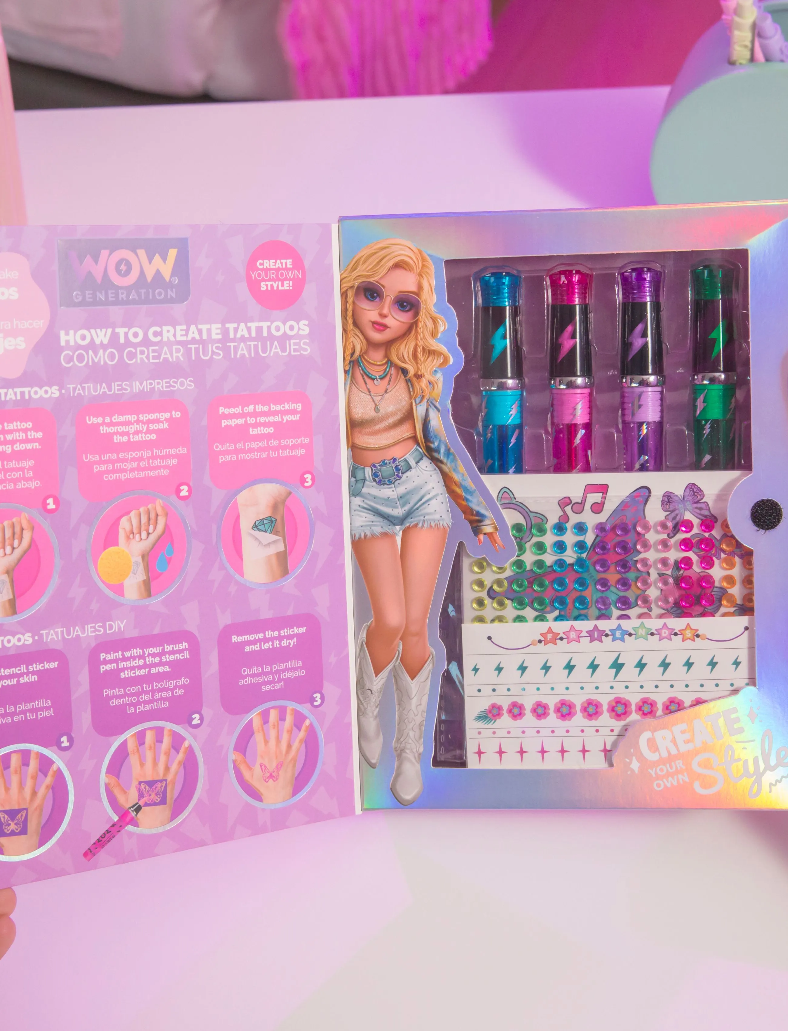WOW Generation - WOW® Generation, Tatoo Set Box - lowest prices - multi coloured - 3
