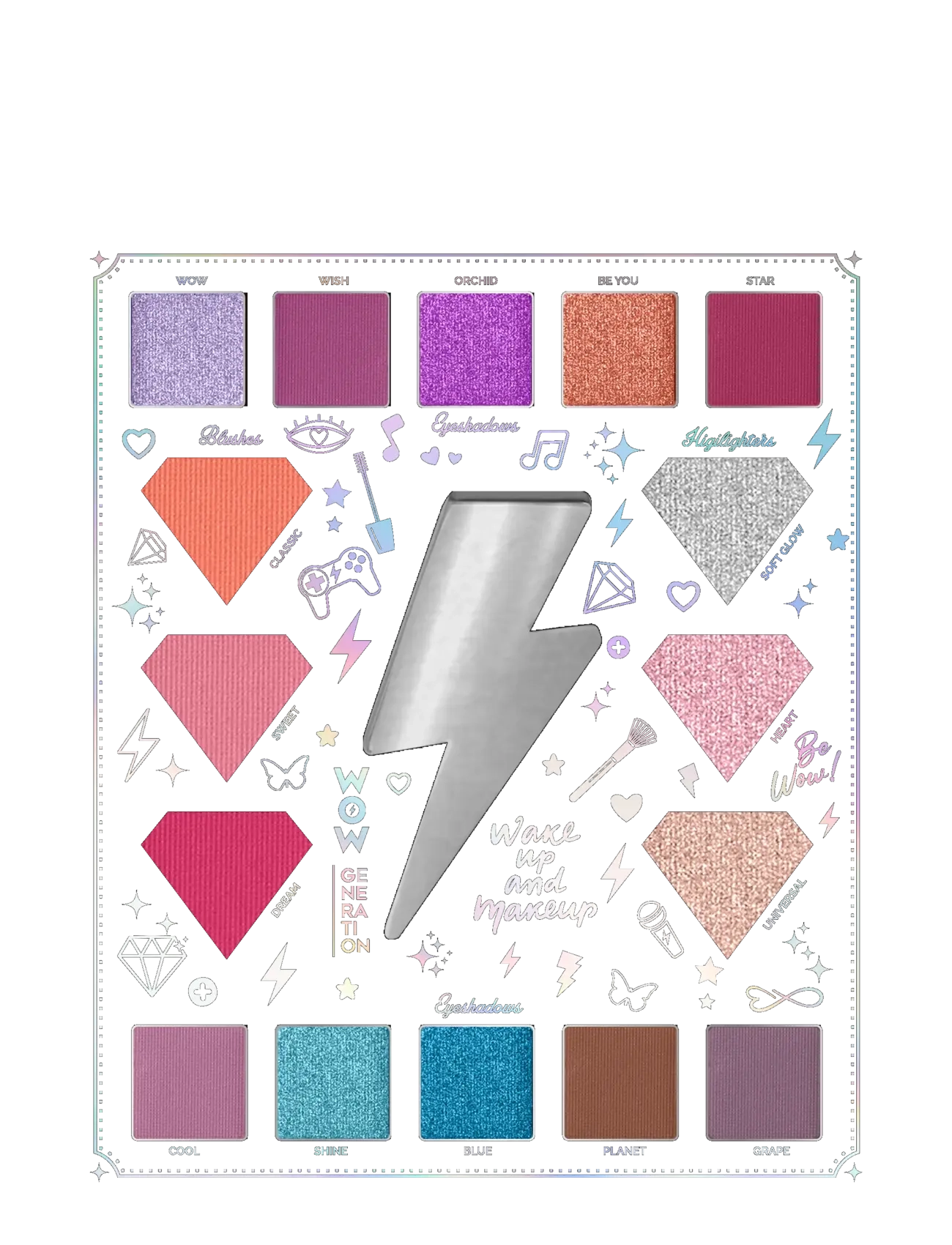 WOW Generation - WOW® Generation, Cosmetic palette - dekoratīvā kosmētika - multi coloured - 3