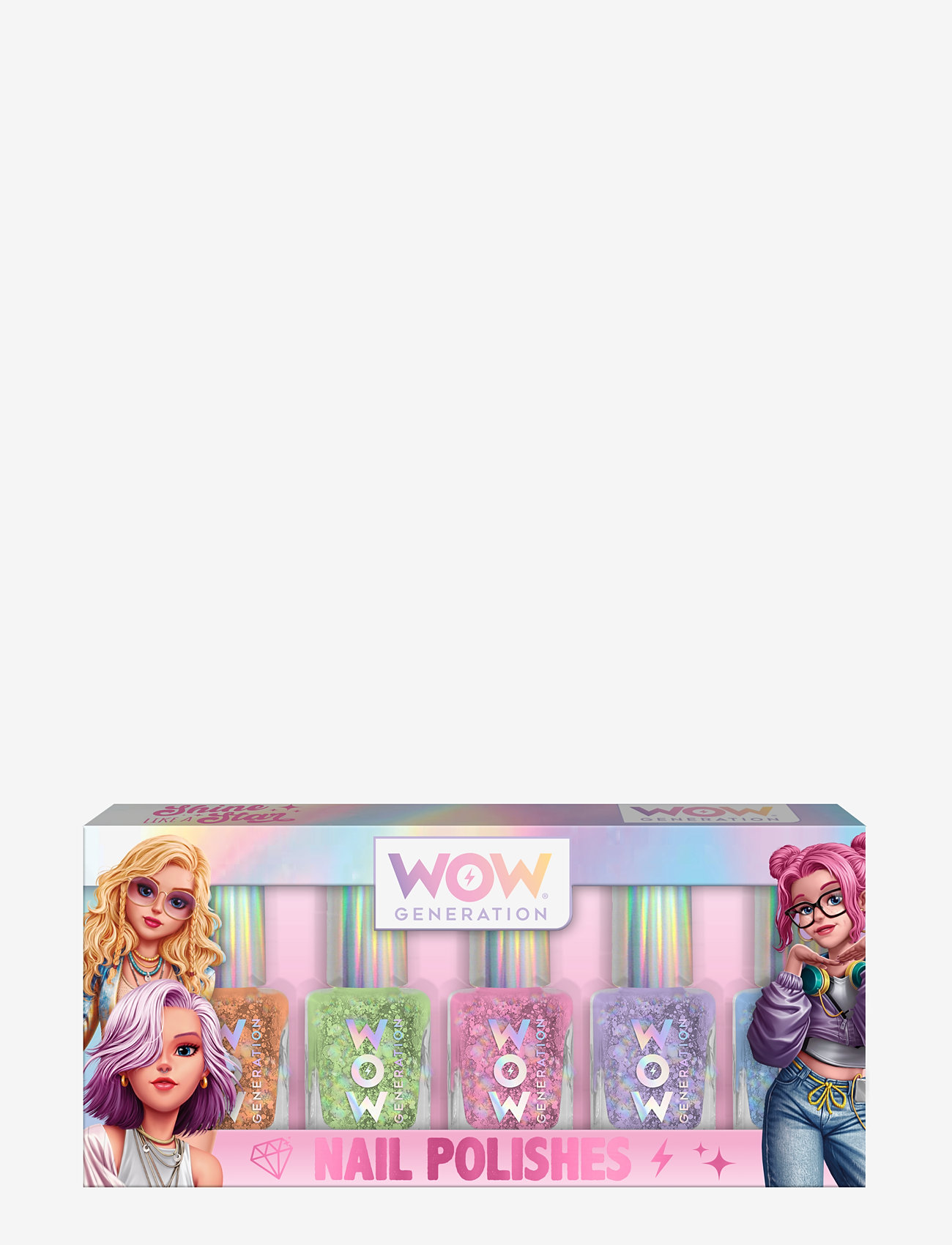WOW Generation - WOW® Generation, Nail polish pack of 5 bottles - multi coloured - 0