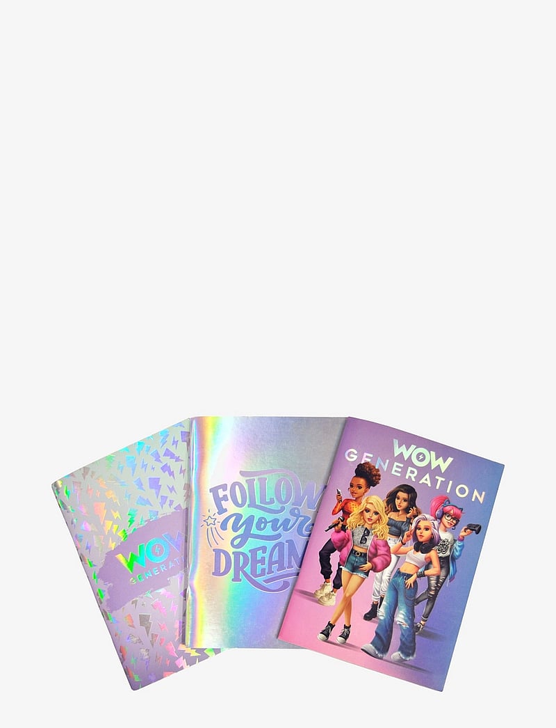 WOW Generation - WOW® Generation, A5 Notebook soft cover, 3-pack - mal- & bastelbücher - multi coloured - 1