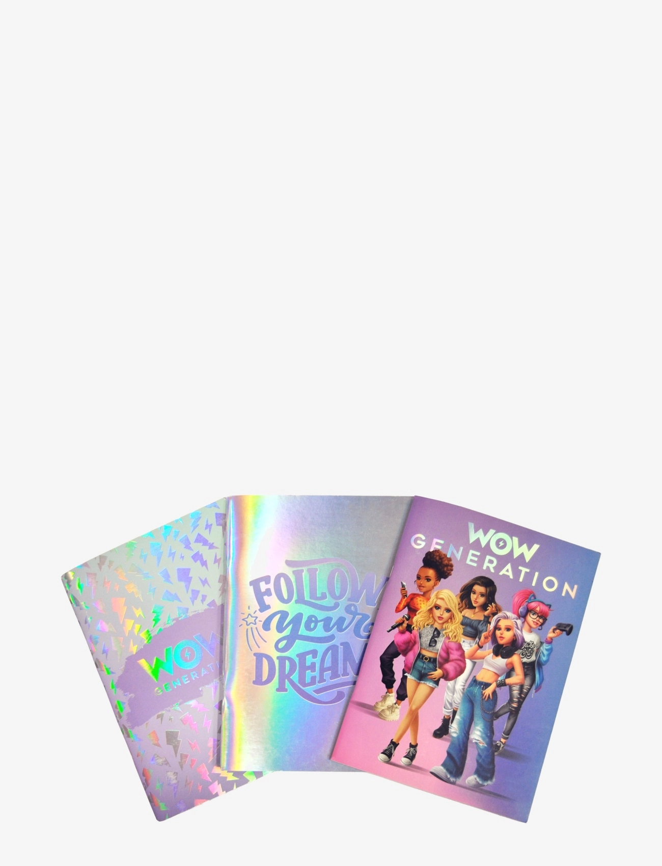 WOW Generation - WOW® Generation, A5 Notebook soft cover, 3-pack - coloring & craft books - multi coloured - 1