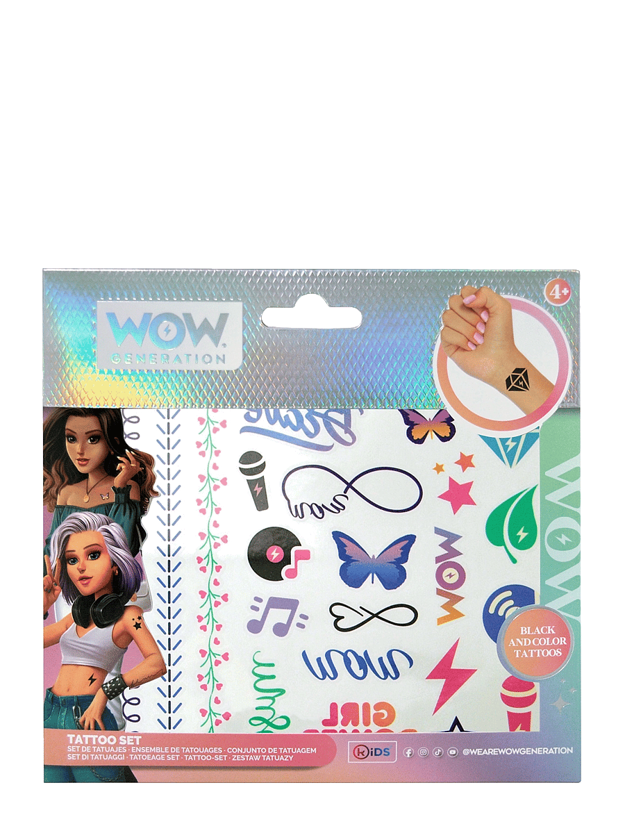 WOW Generation - WOW® Generation, Tattoo Set, 50 colour & bla/white - multi coloured - 0