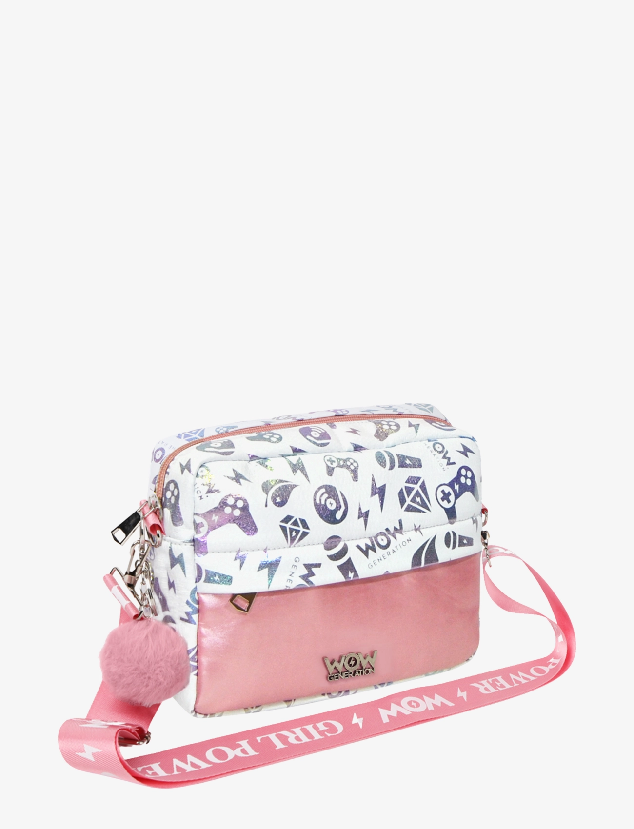 WOW GENERATION Wow Generation, Handtasche With Pompom Patterned - One Size - Kinder