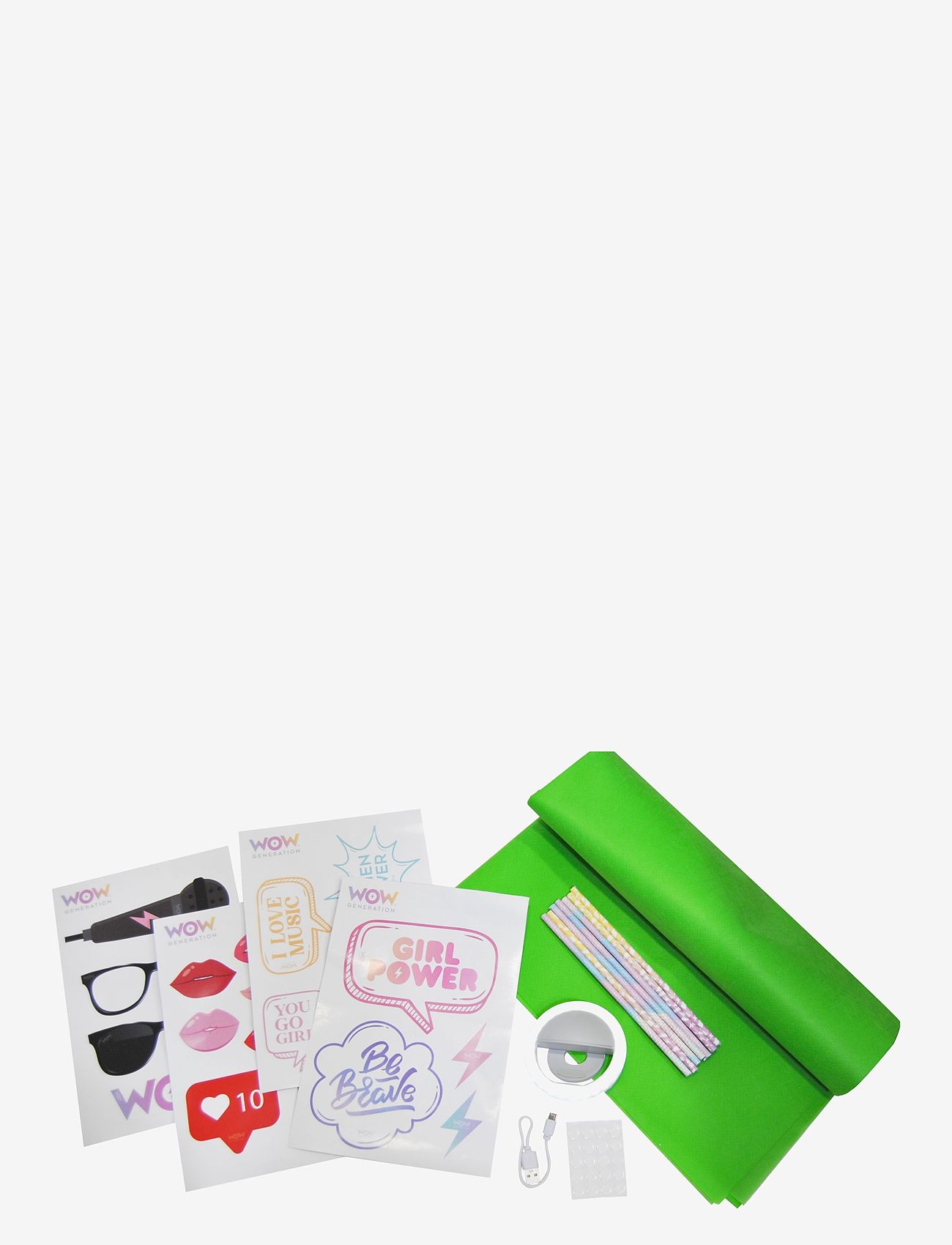 WOW Generation - WOW® Generation, Clip on Selfie Ring Light w/acces - elektronik & media - multi coloured - 3