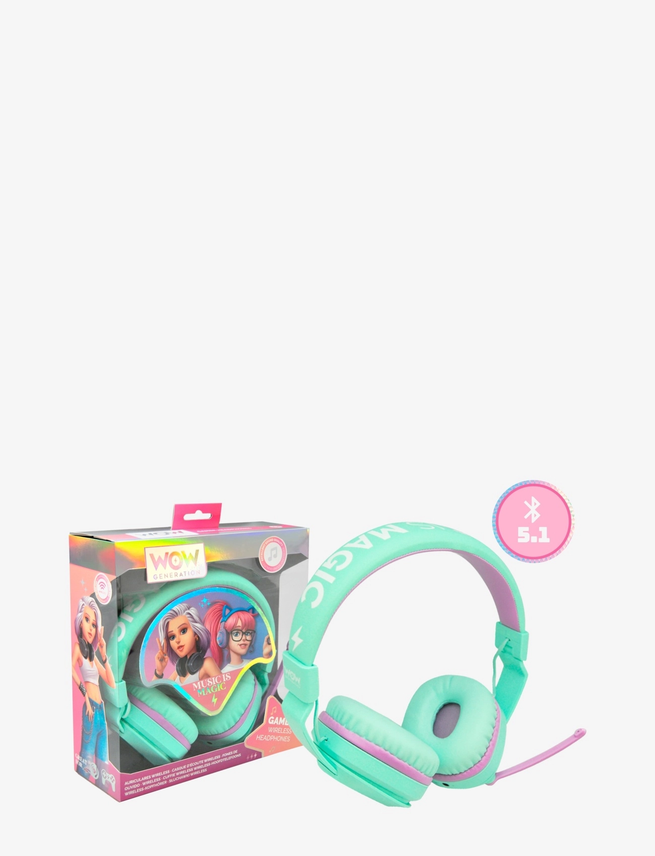 WOW Generation - WOW® Generation, Bluetooth headphones - bursdagsgaver - multi coloured - 2