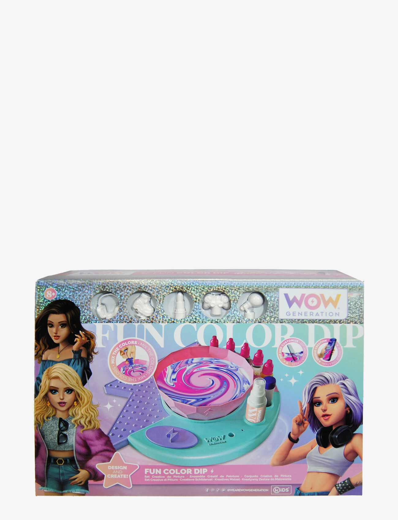 WOW Generation Wow Generation, Magic Dip Studio, Creative Decora, One Size, Craft, Mehrfarbig/gemustert - Craft Sets, Kinder