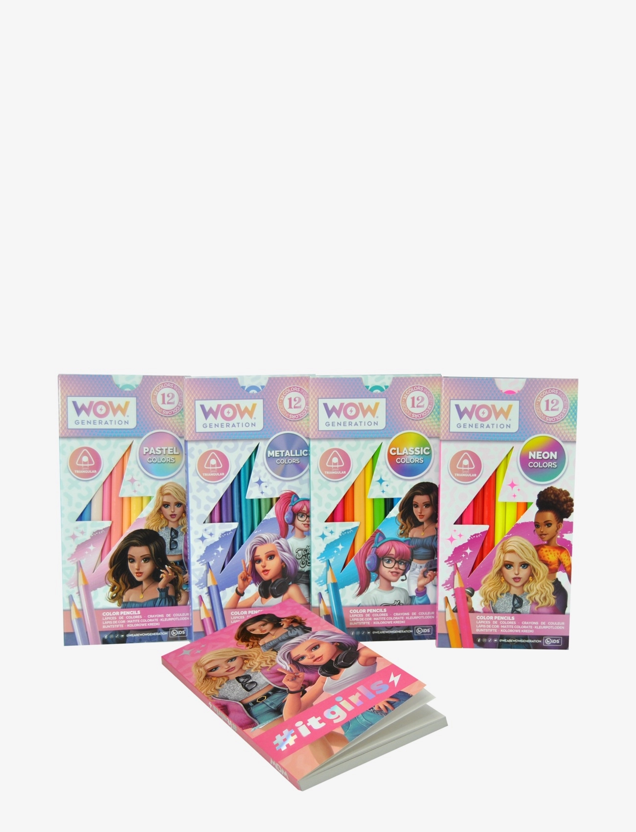 WOW Generation - WOW® Generation, Colouring Set w/48 color pencils - multi coloured - 2
