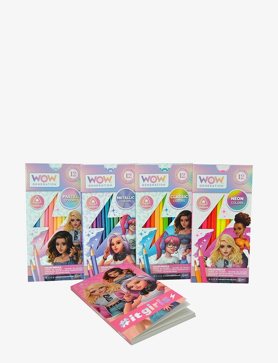 WOW Generation - WOW® Generation, Colouring Set w/48 color pencils - multi coloured - 2