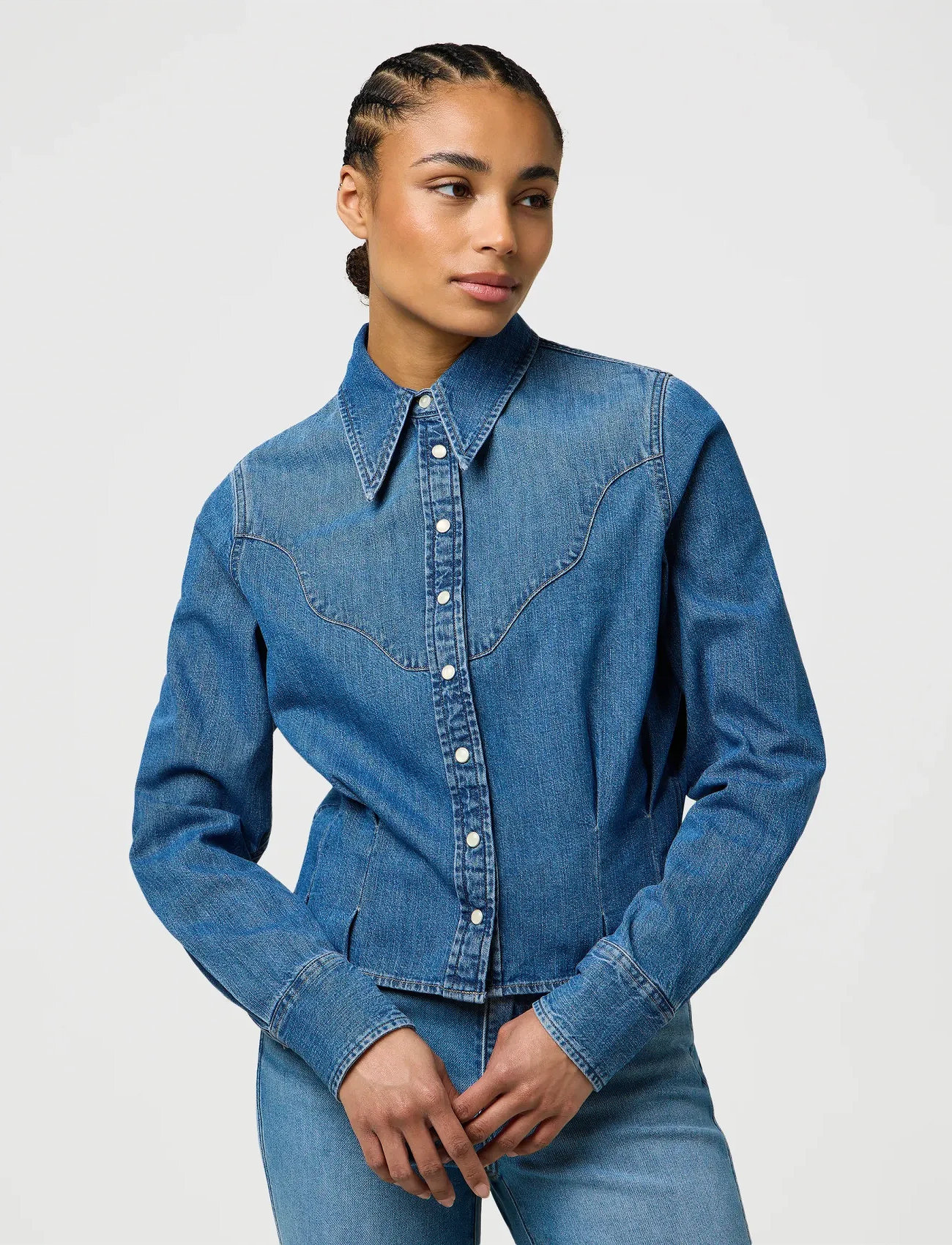 Wrangler Femme Peplum Shirt - - S 1