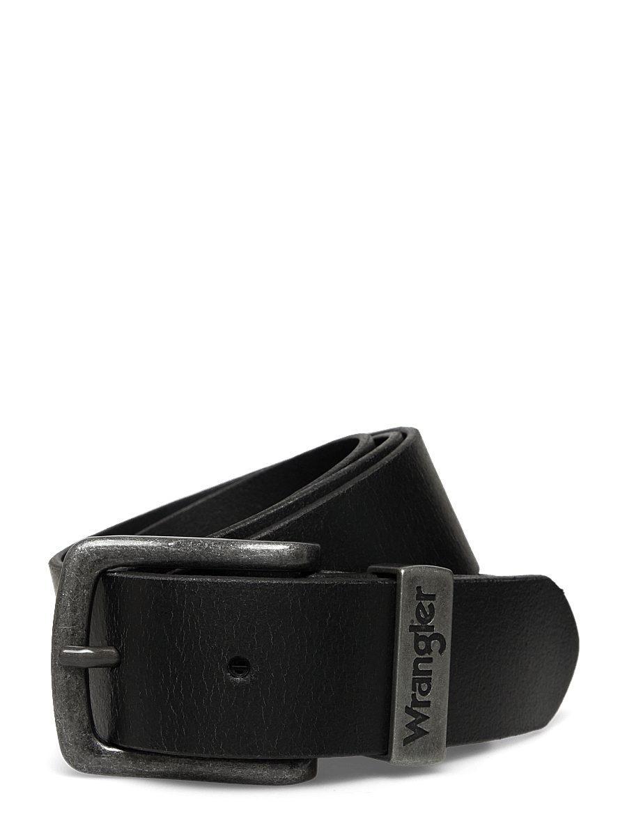 Wrangler - METAL LOOP - klassiska skärp - black - 1