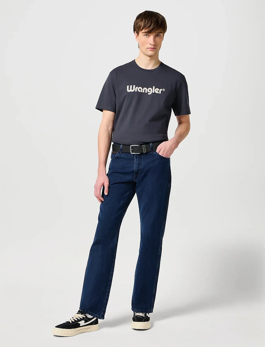 Wrangler - METAL LOOP - klassiska skärp - black - 3