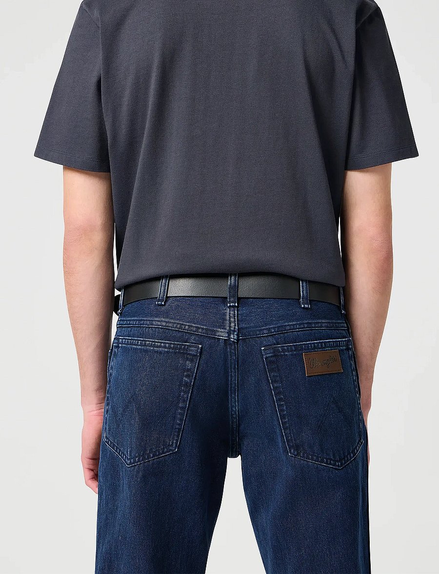 Wrangler - METAL LOOP - klassiska skärp - black - 4