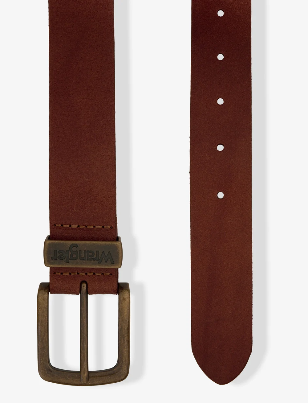 Wrangler - METAL LOOP - klassiska skärp - cognac - 2