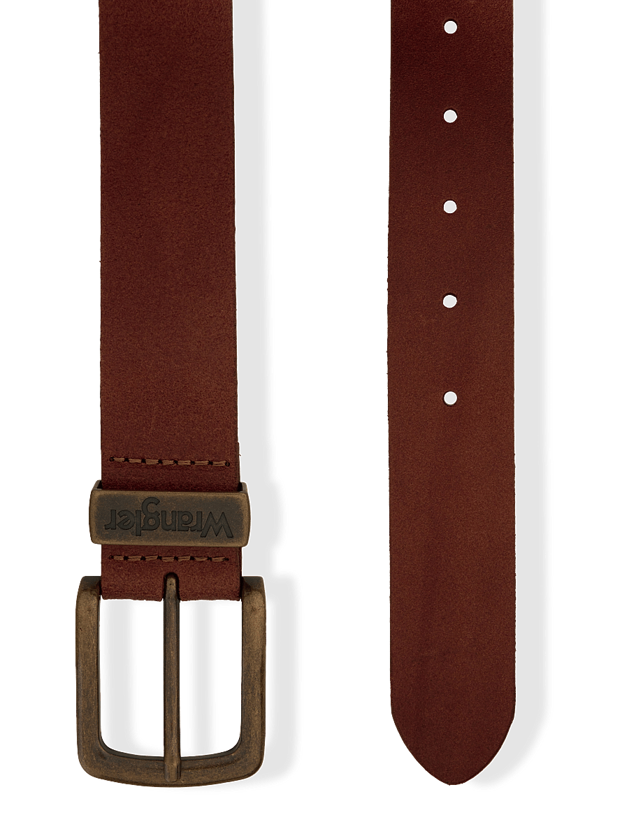Wrangler - METAL LOOP - klassische gürtel - cognac - 2