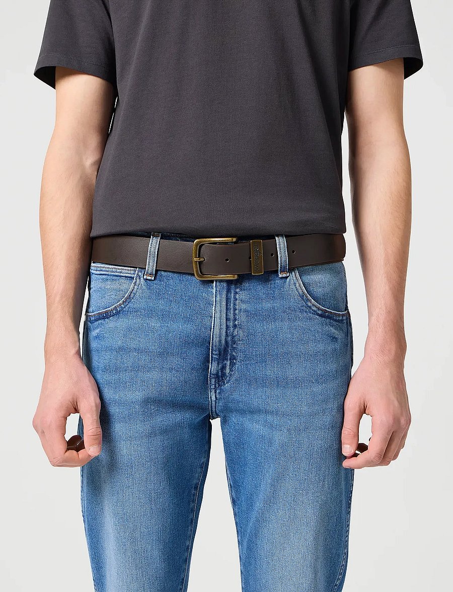 Wrangler - METAL LOOP - klassische gürtel - brown - 0
