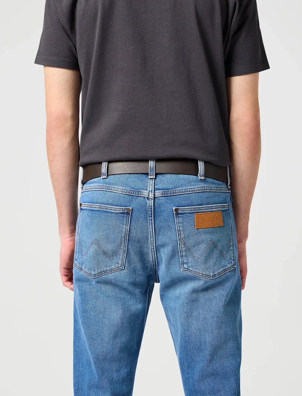 Wrangler - METAL LOOP - klassikalised vööd - brown - 4