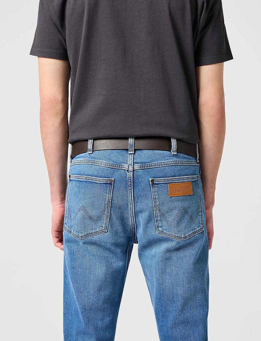 Wrangler - METAL LOOP - klassische gürtel - brown - 4