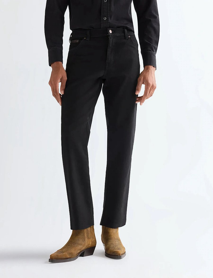 Wrangler - TEXAS - klassikalised teksad - black overdye - 0