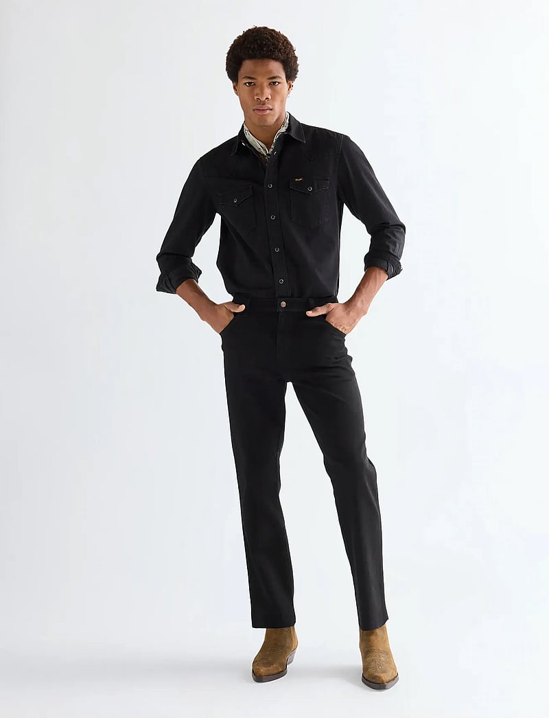 Wrangler - Texas - regular jeans - black overdye - 4