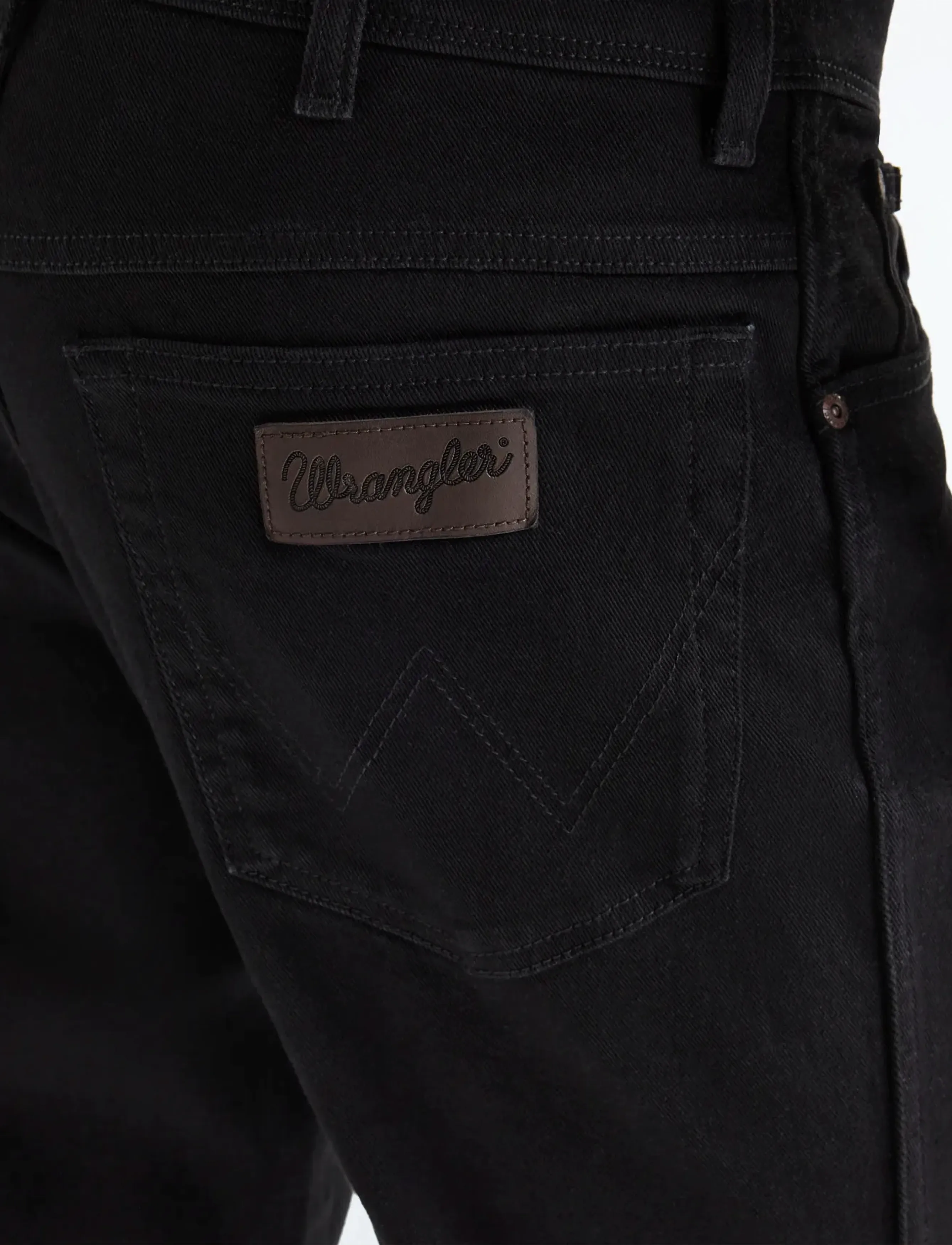 Wrangler - TEXAS - regular jeans - black overdye - 5