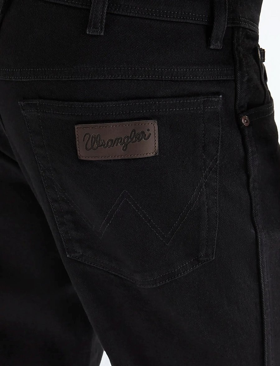 Wrangler - TEXAS - klassikalised teksad - black overdye - 5