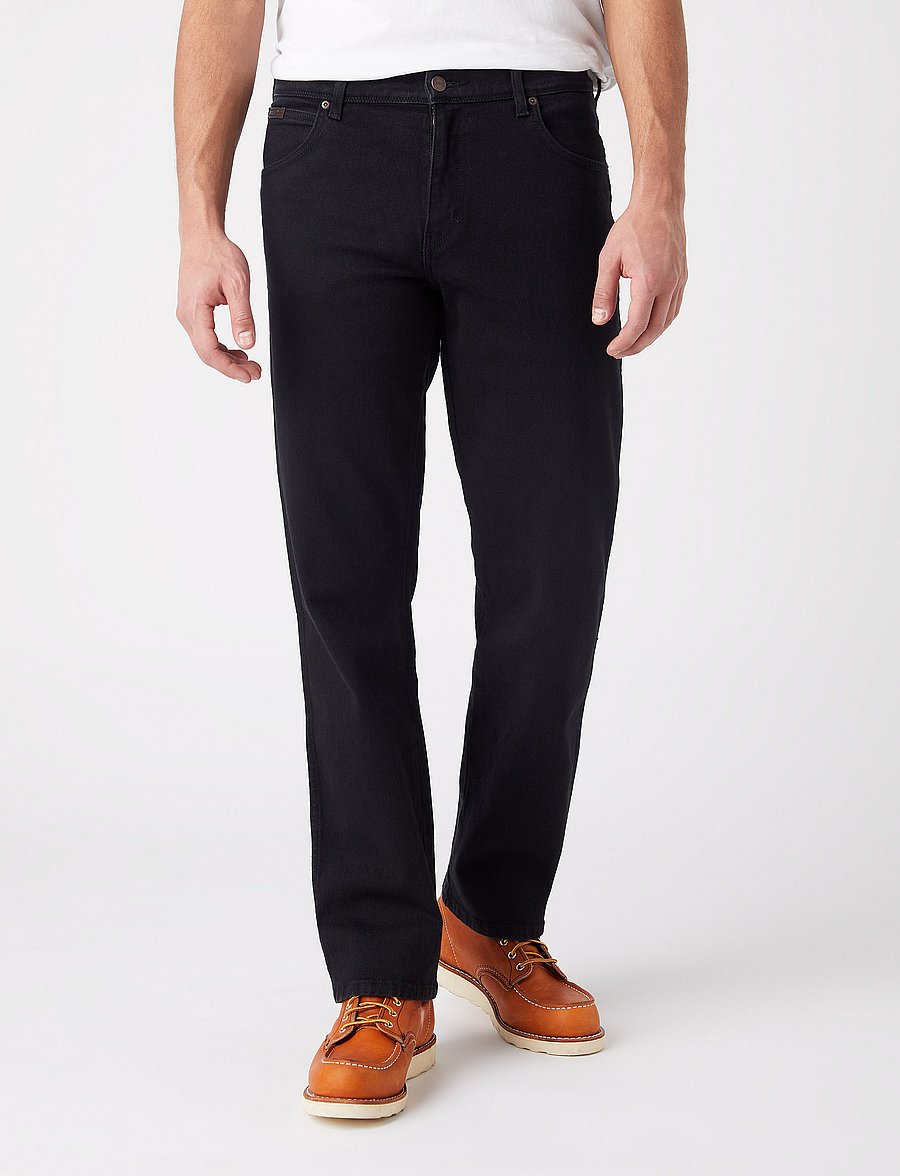 Wrangler - Texas - regular jeans - black overdye - 0