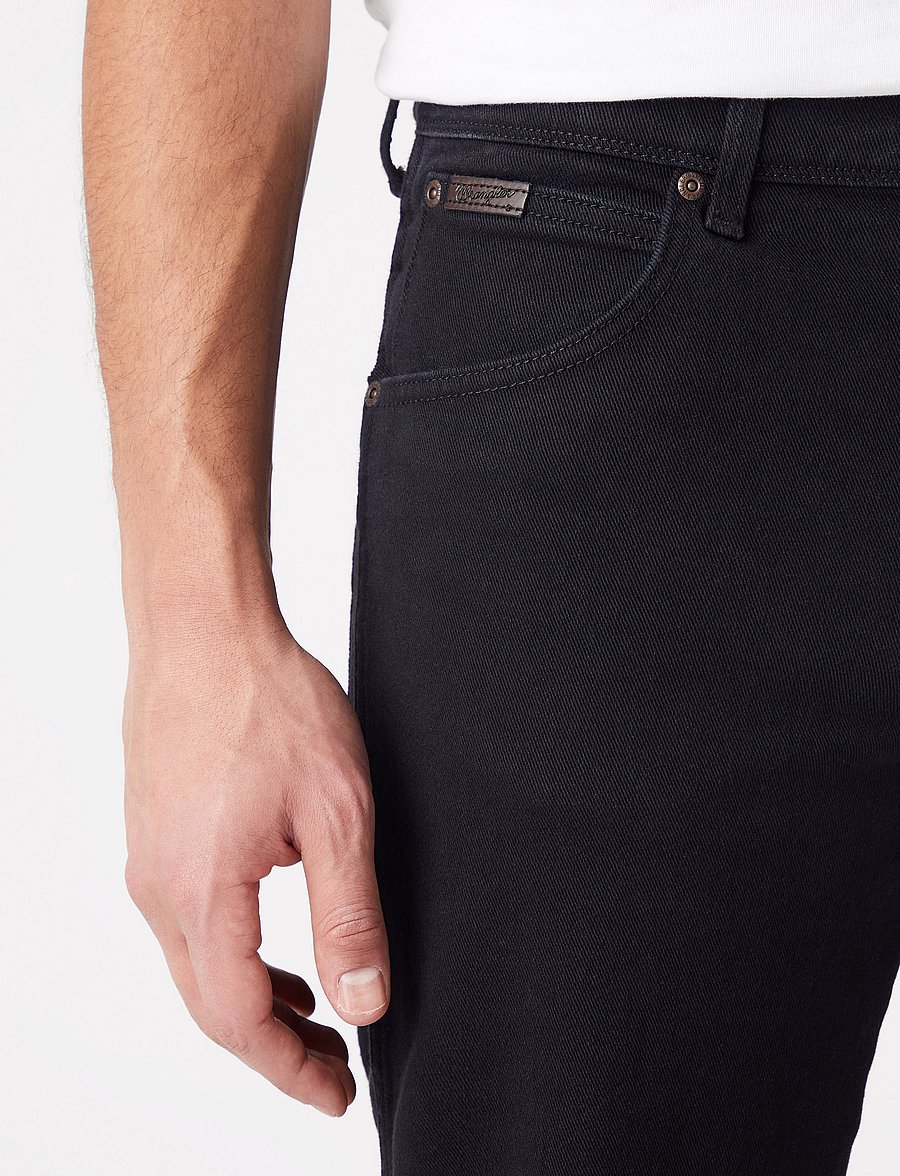 Wrangler - Texas - regular jeans - black overdye - 4