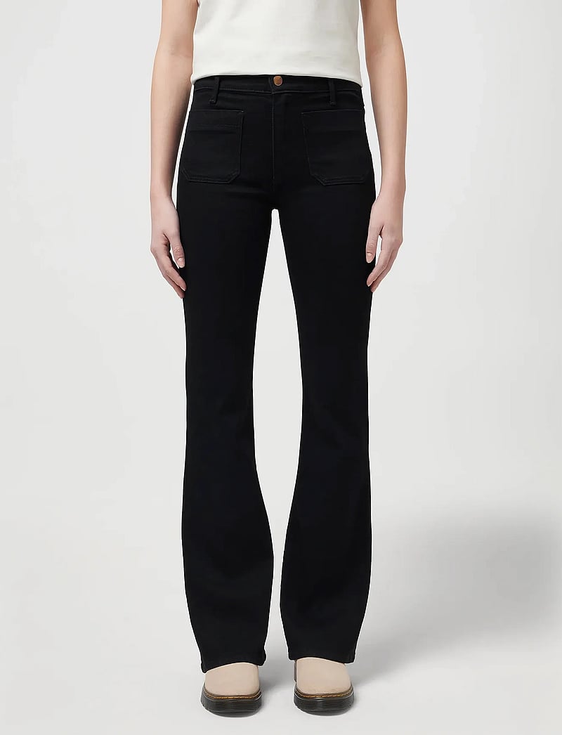 Wrangler - FLARE - flared jeans - retro black - 0