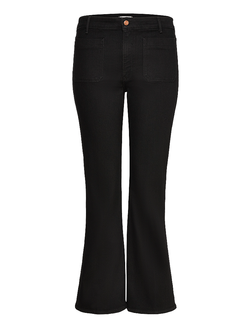 Wrangler - FLARE - flared jeans - retro black - 1