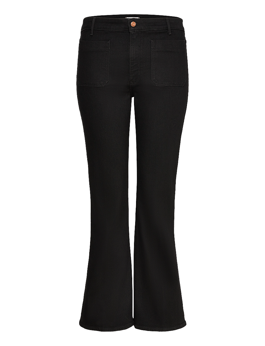 Wrangler - FLARE - utsvängda jeans - retro black - 1