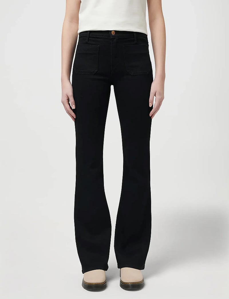 Wrangler - FLARE - flared jeans - retro black - 0