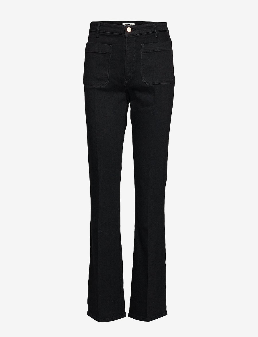 Wrangler - FLARE - alt eriti laia säärega teksad - retro black - 1