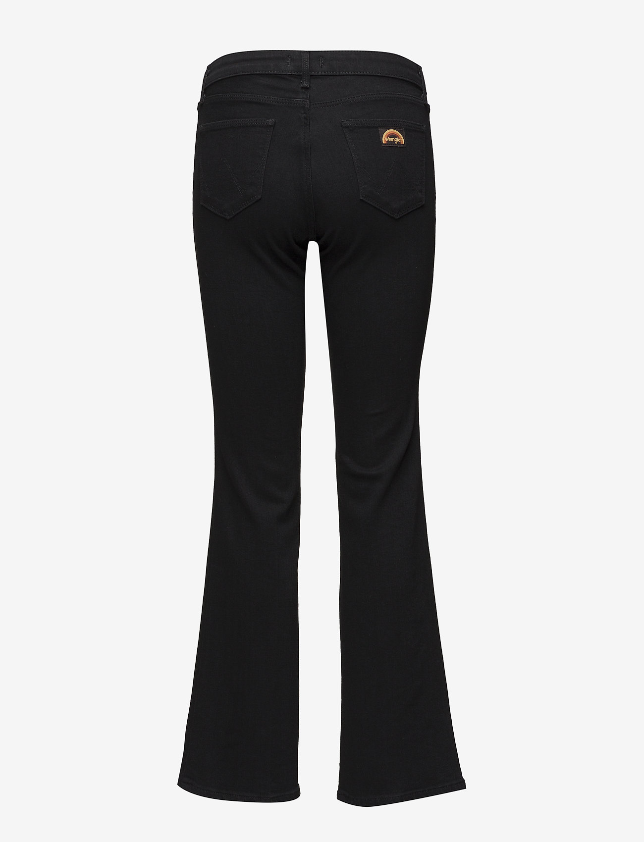 Wrangler - FLARE - schlaghosen - retro black - 3