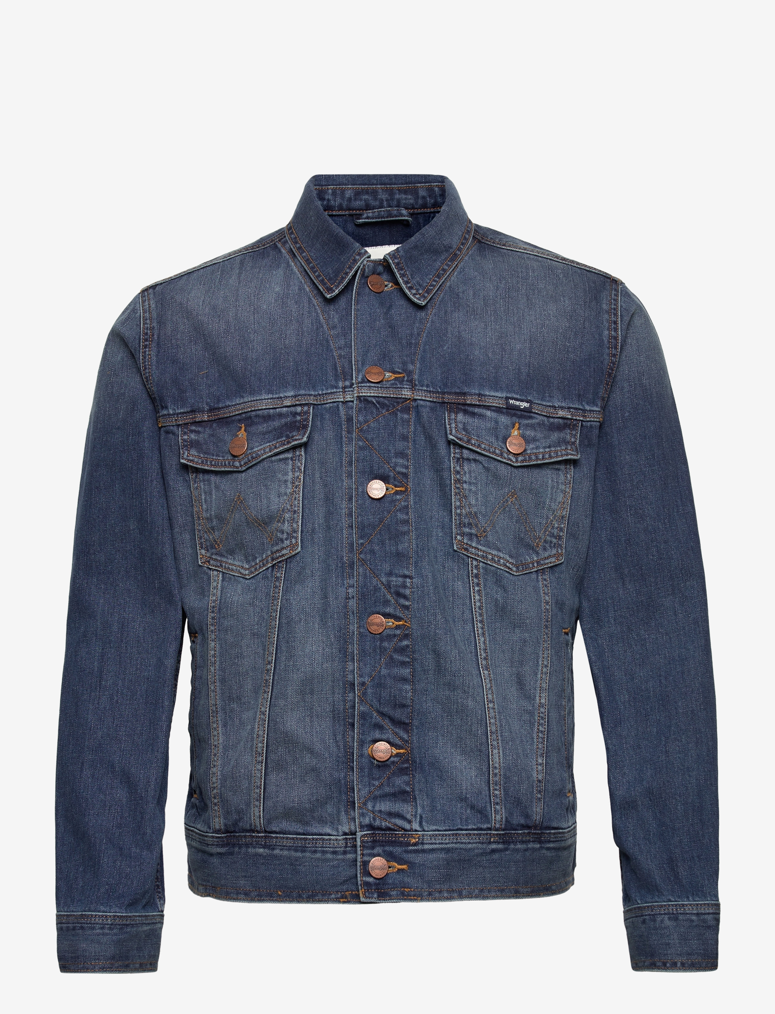WRANGLER Klassisch Jacke Blau - L - Herren