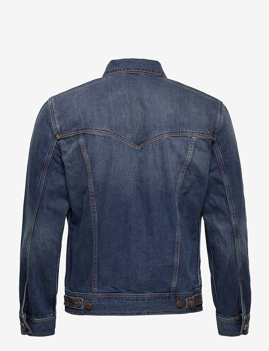 Wrangler - CLASSIC JACKET - voodrita teksatagid - mid stone - 2