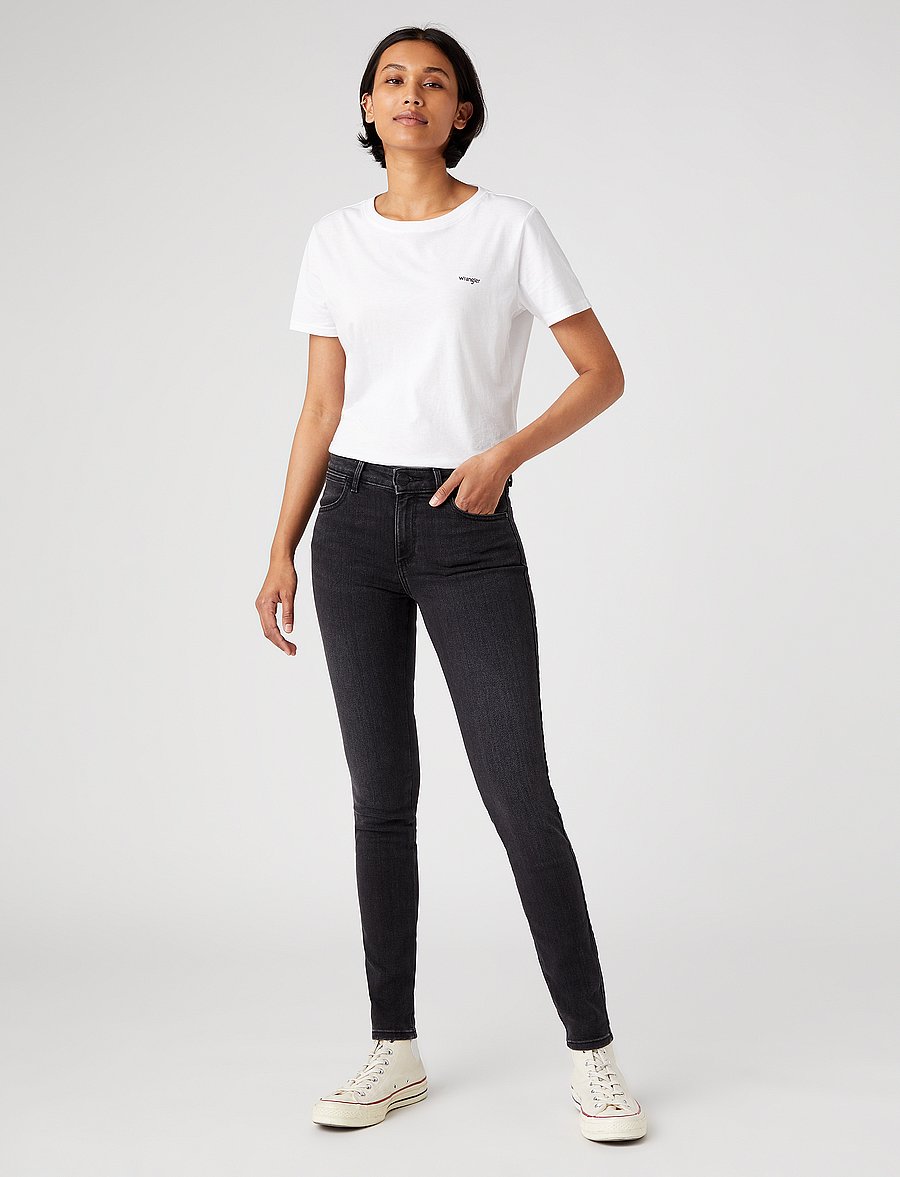 Wrangler - SKINNY - skinny gallabuxur - soft nights - 3