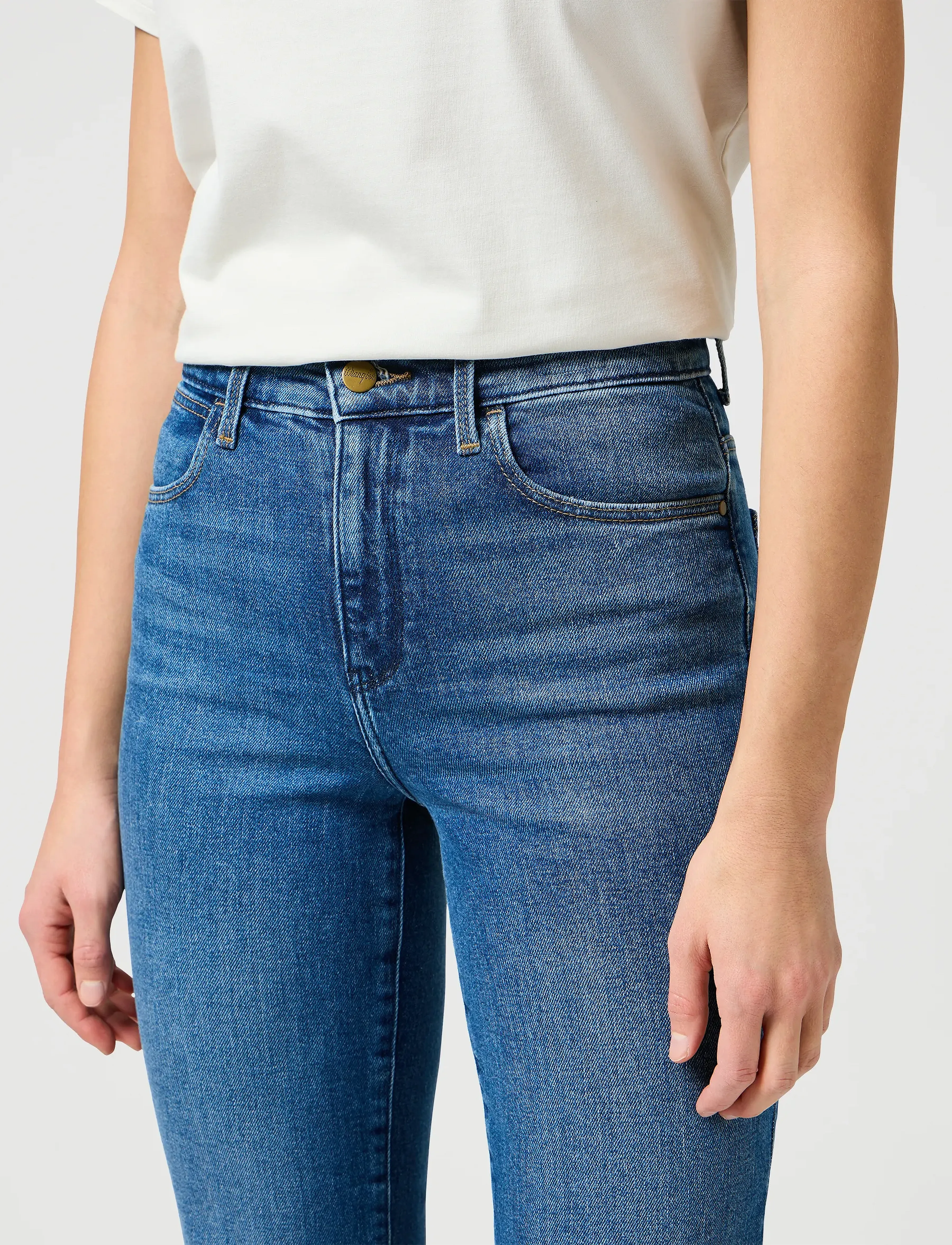 Wrangler - STRAIGHT - straight jeans - airblue - 5