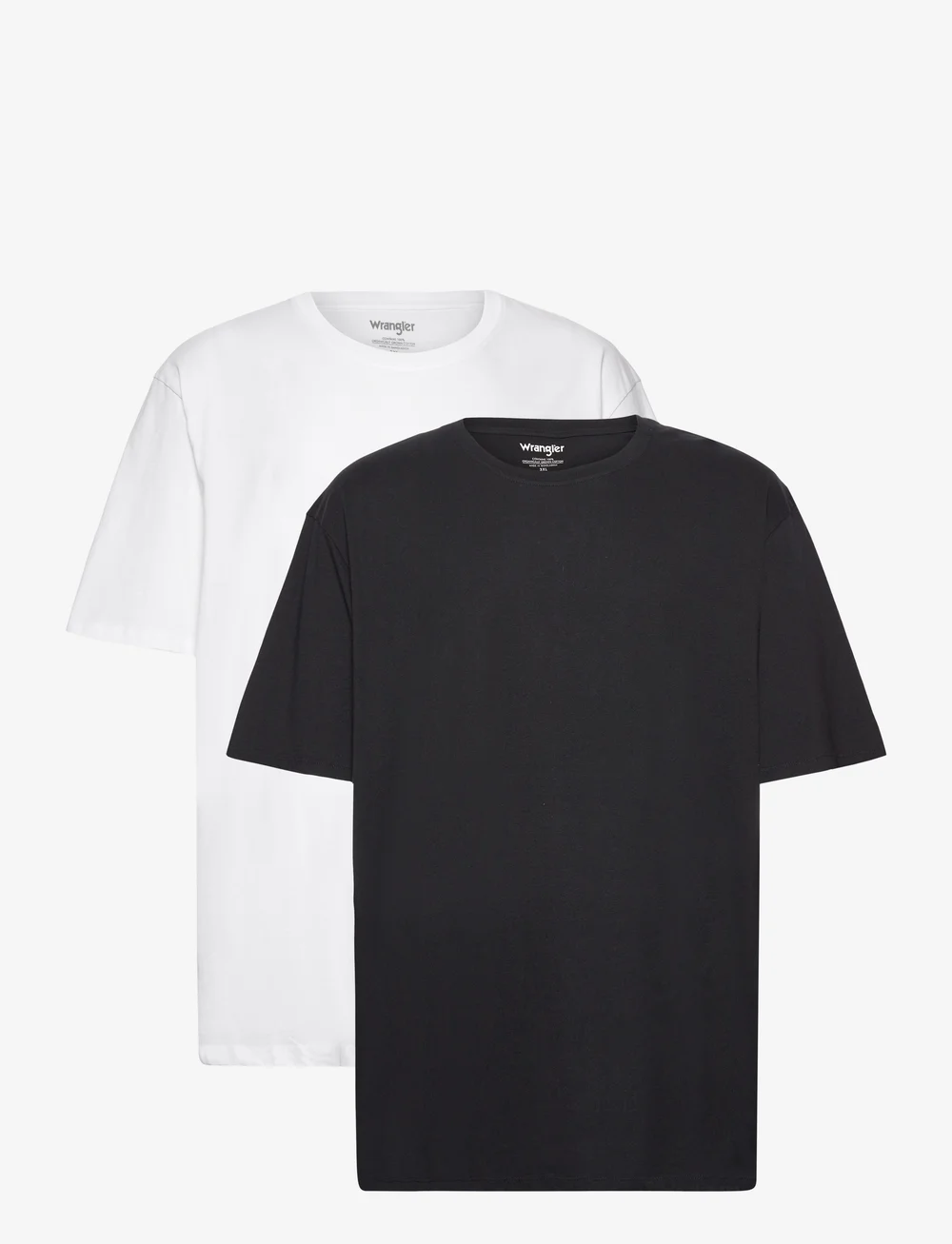 Wrangler - 2 PACK TEE - kortärmade t-shirts - black - 1
